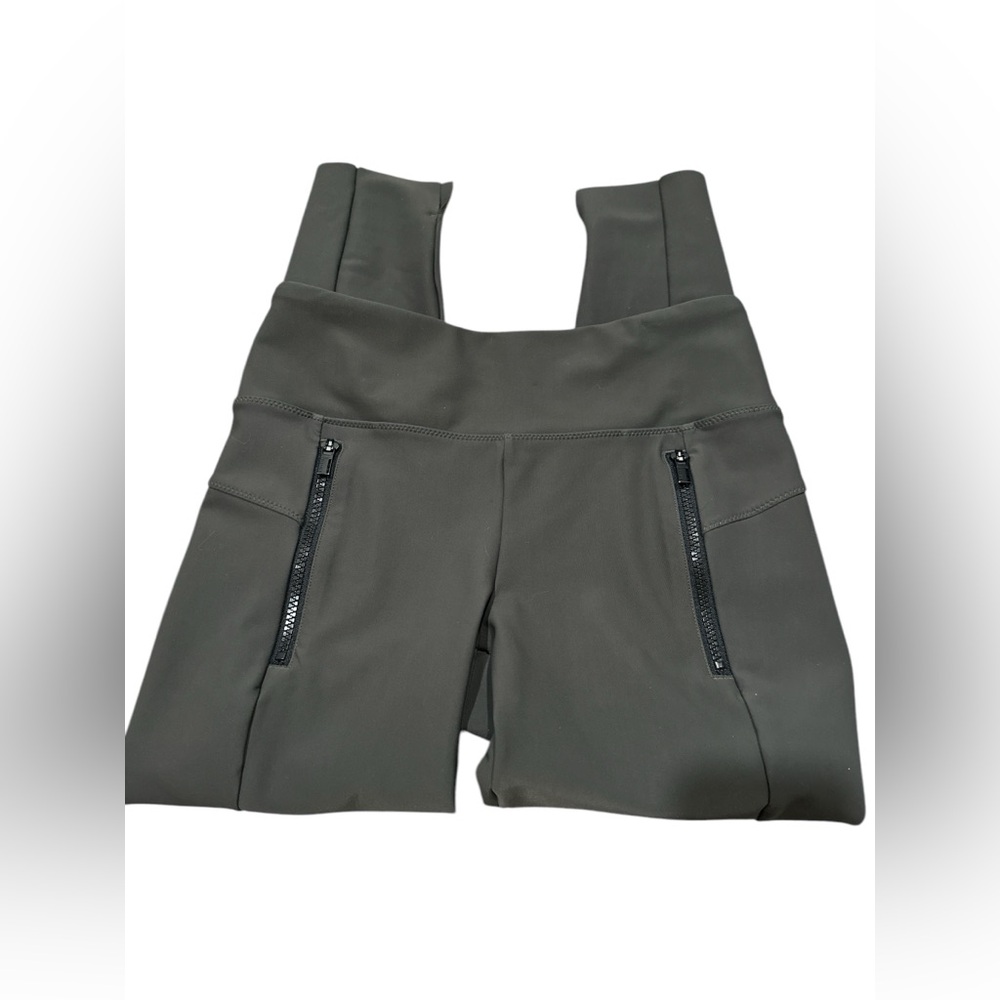 Athleta Ultimate Stash Pocket Leggings – Dark Olive – Size SP - Picture 2 of 7